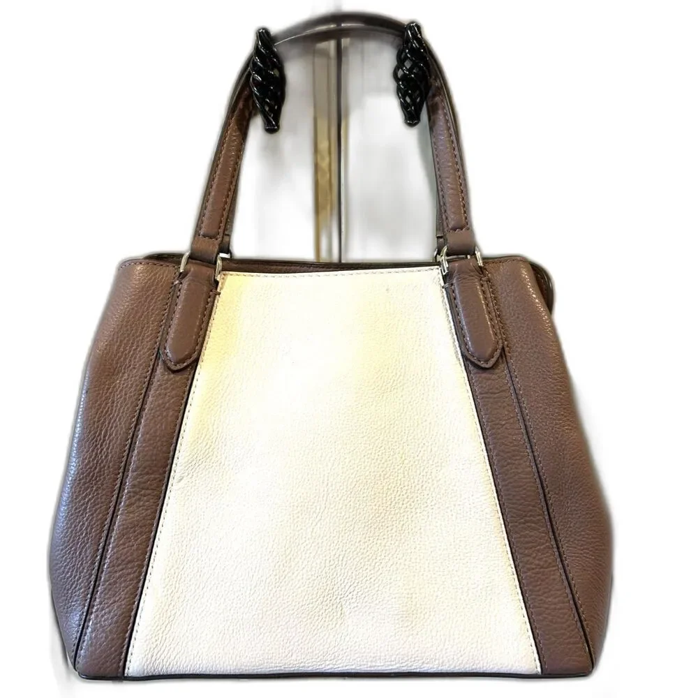 Kate Spade Triple Compartment Leather Satchel - EUC
